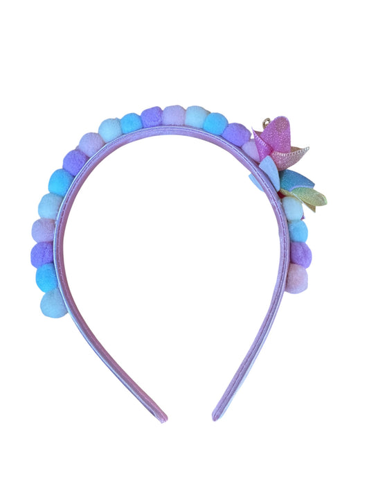 Pastel Butterfly Headband | Tulle Butterfly Satin Headband for Girls, Teens & Adults