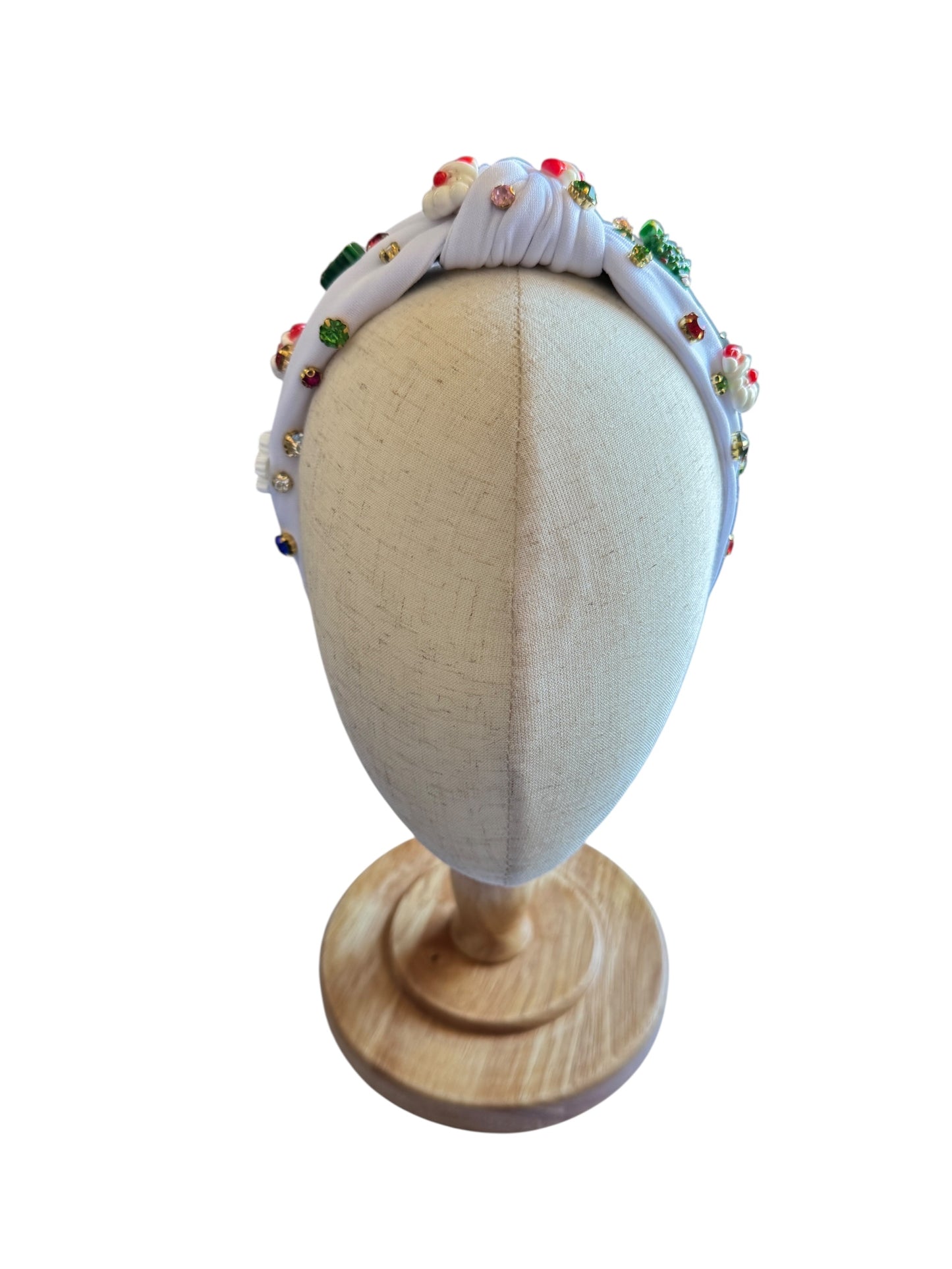 Rhinestone Christmas Holiday Headband - Festive Holiday Hair Accessories for Girls & Women