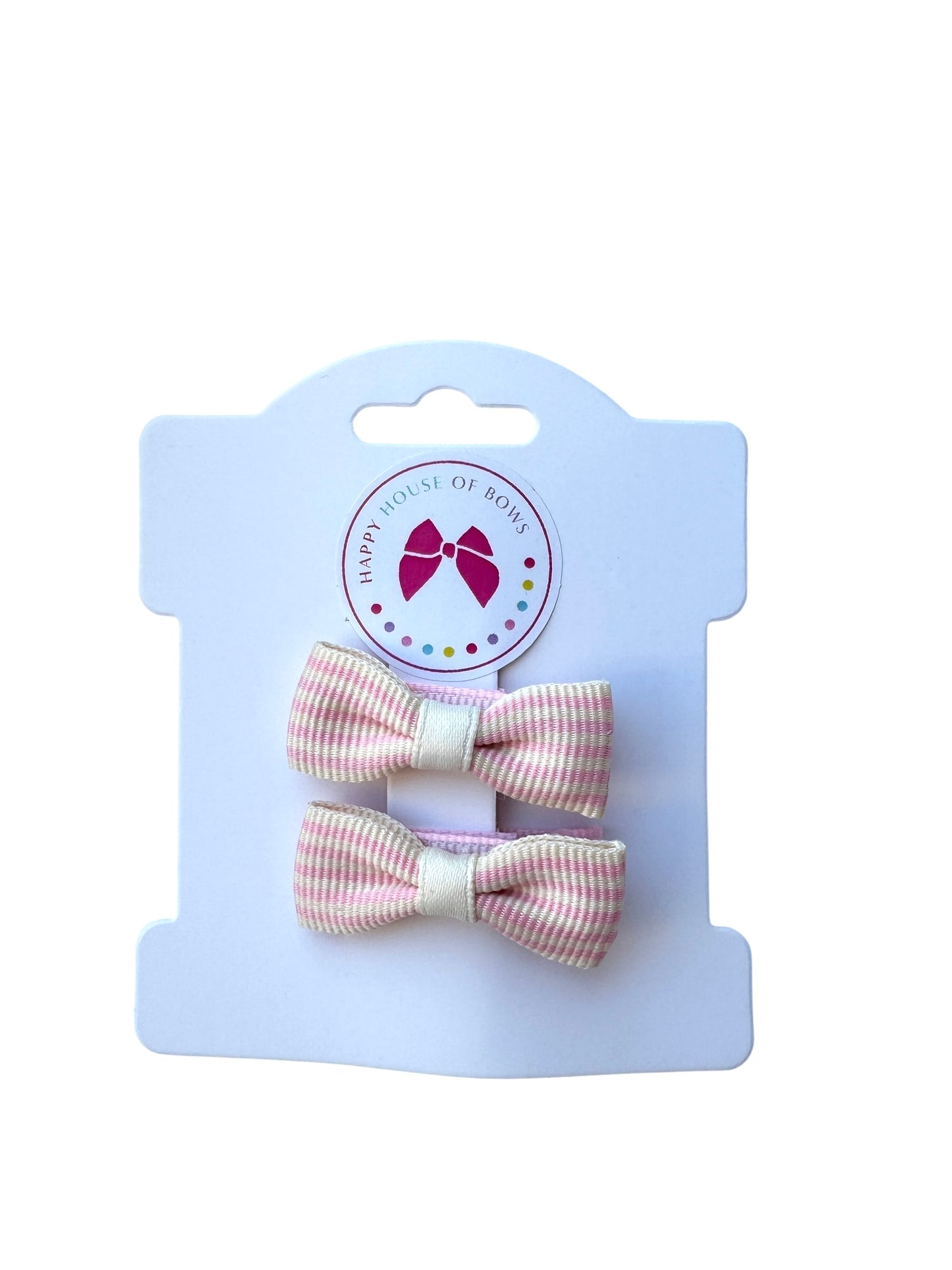 Mini Pink Baby Hair Clips