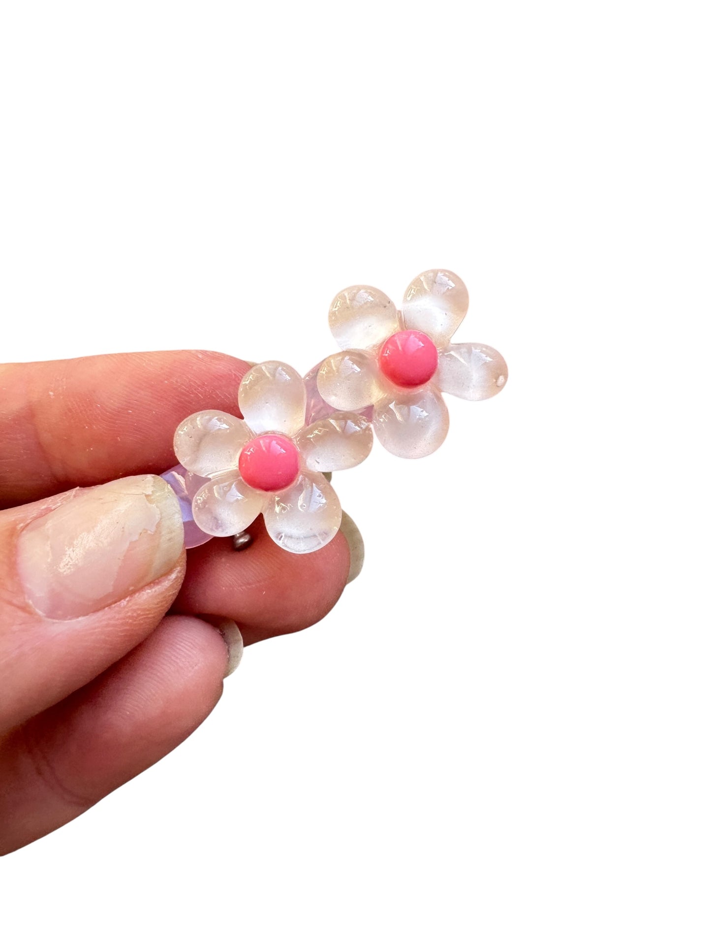 Baby Flower Hair Clips - Spring Snap Clips for Toddlers & Babies