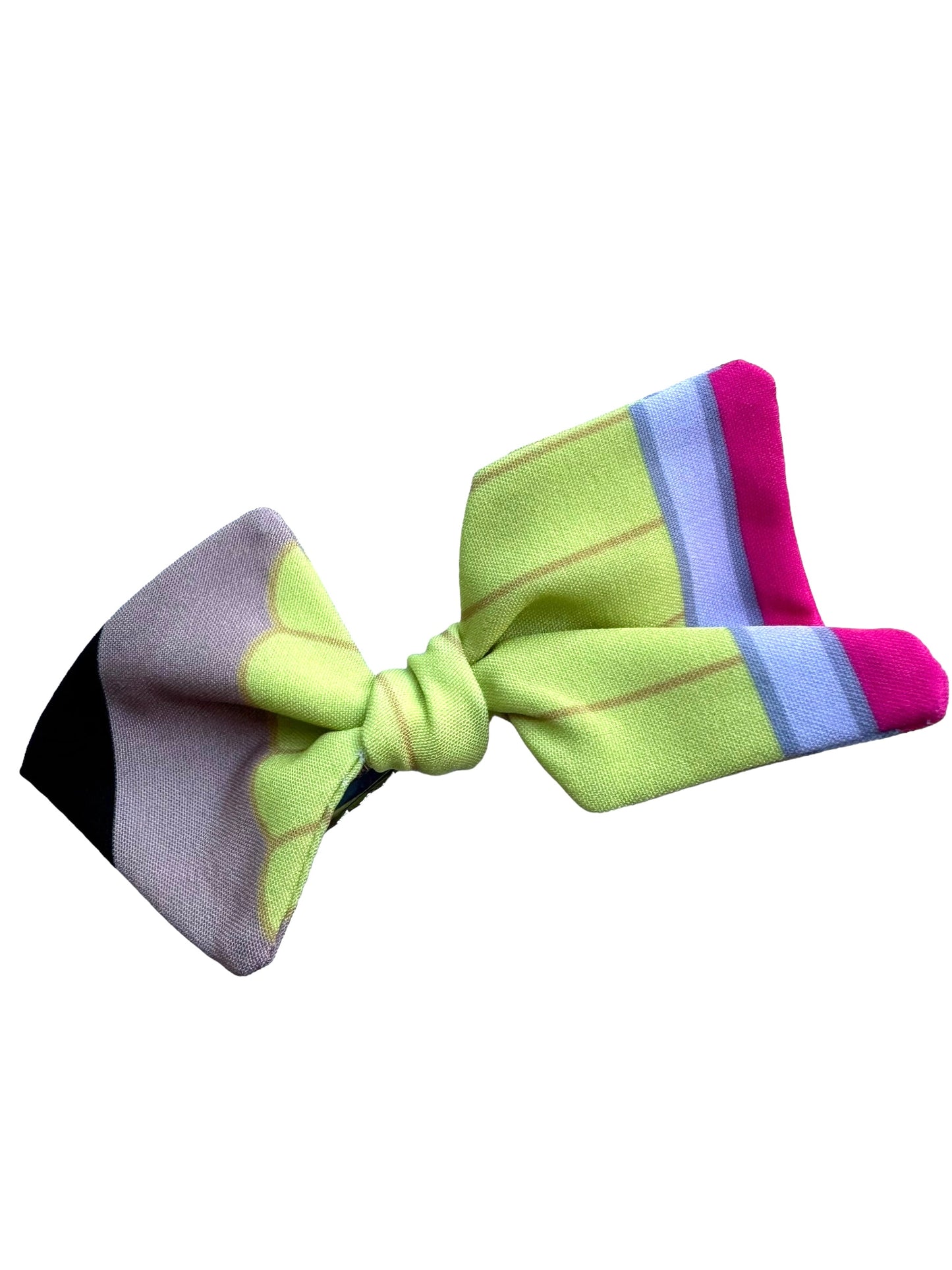 Yellow Pencil Hair Bow Pigtails for Girls