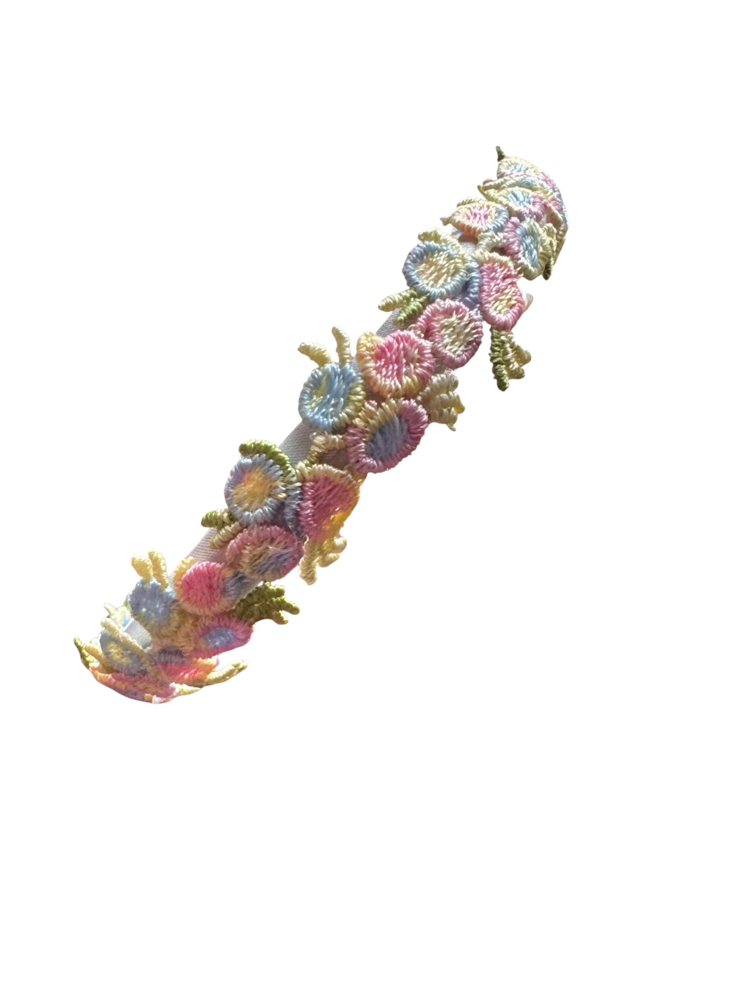 Pastel Floral Headband | Satin Headband for Women, Teens & Girls