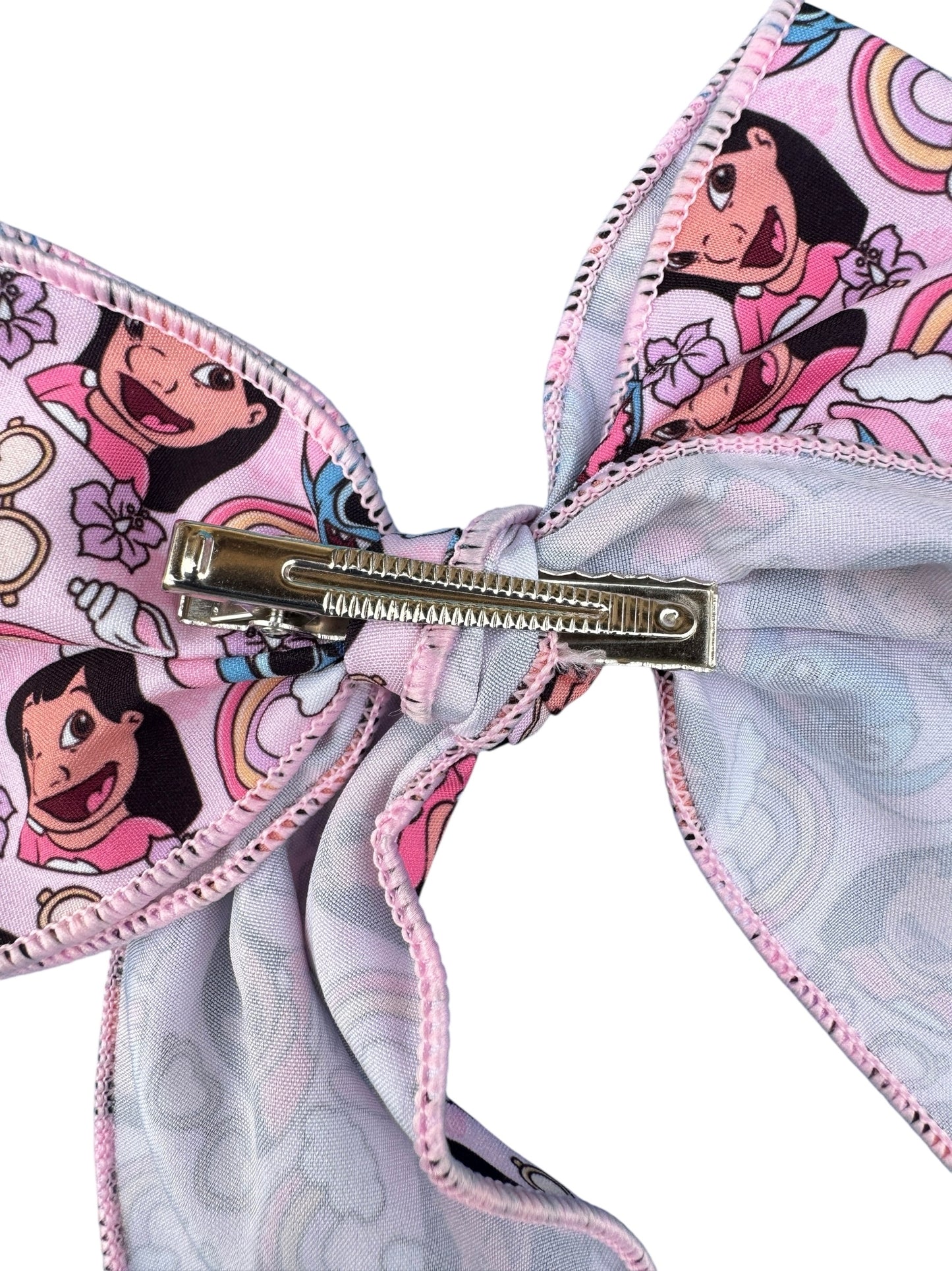 Pink Hawaiian Hair Bows for Girls