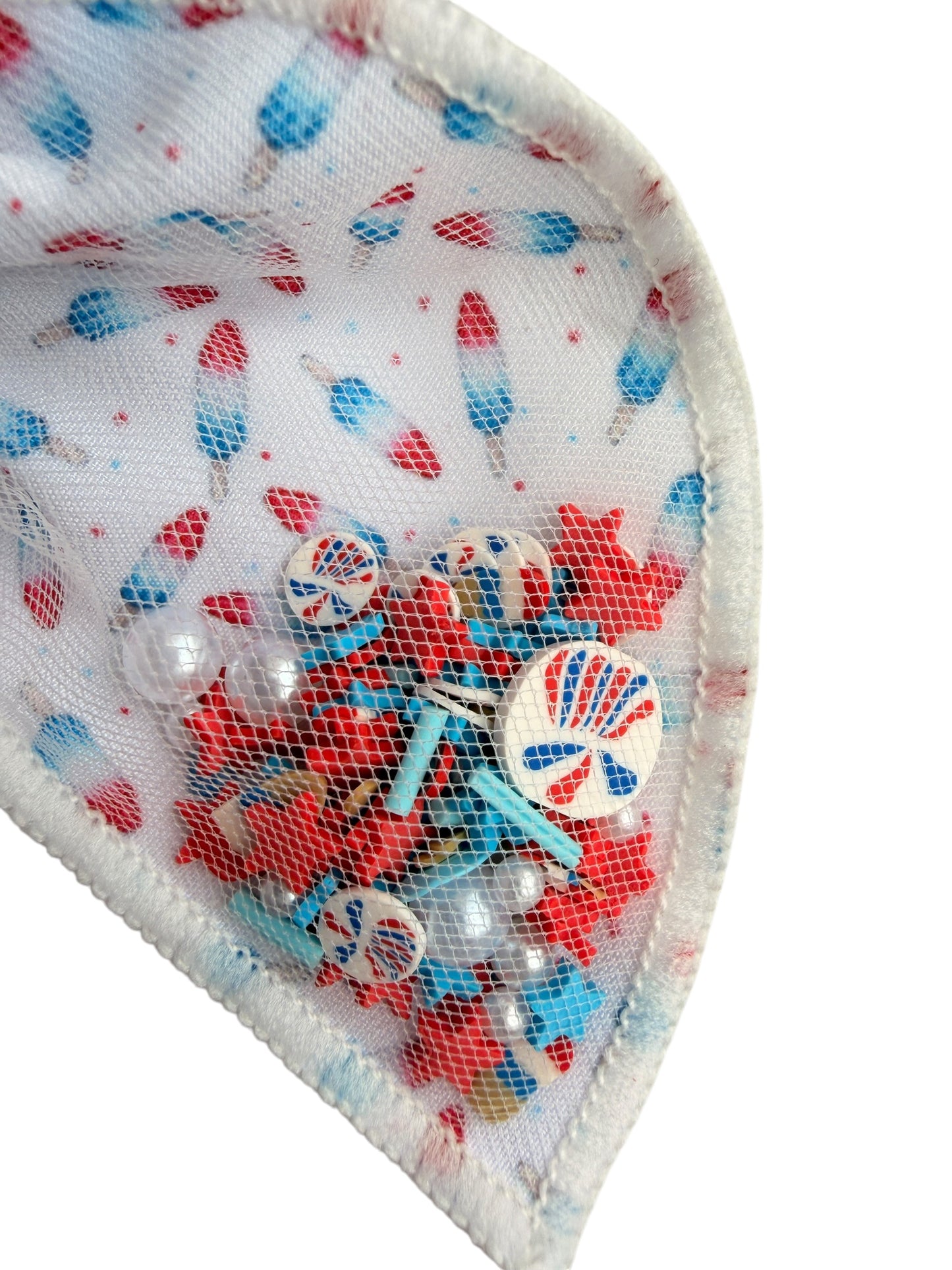 Rocket Pop Shaker Hair Bows – Patriotic 4th of July Alligator Clip