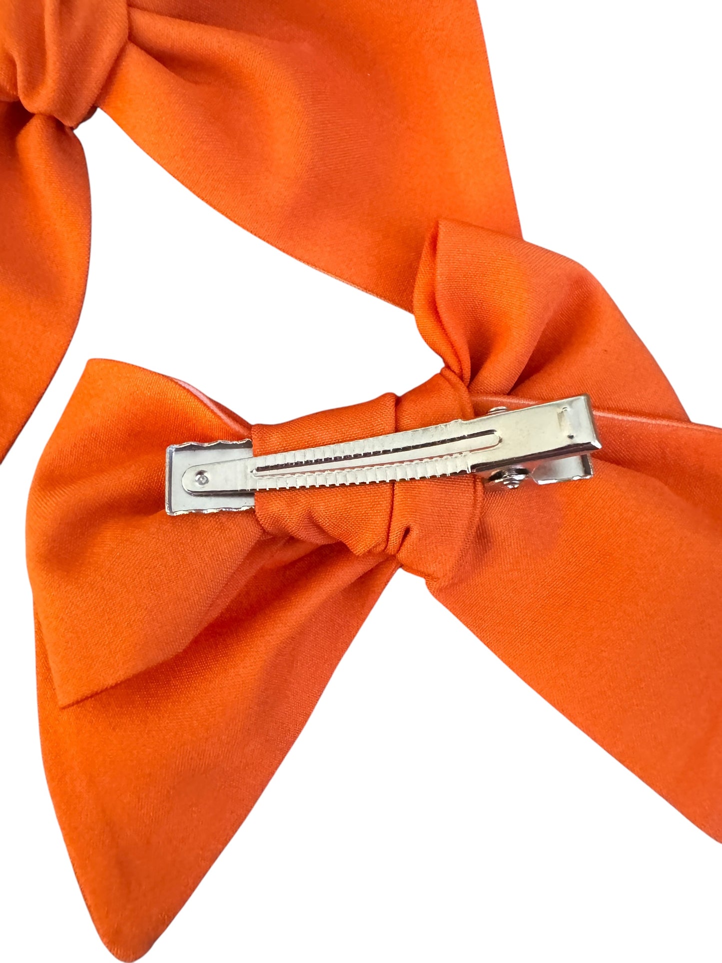 Solid Orange Hair Bow | Halloween Bows for Kids & Toddlers