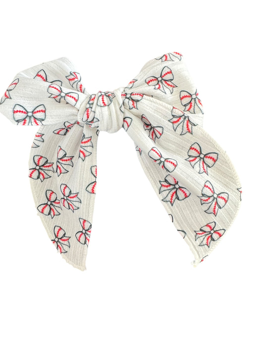 Baseball Bows Hair Bows