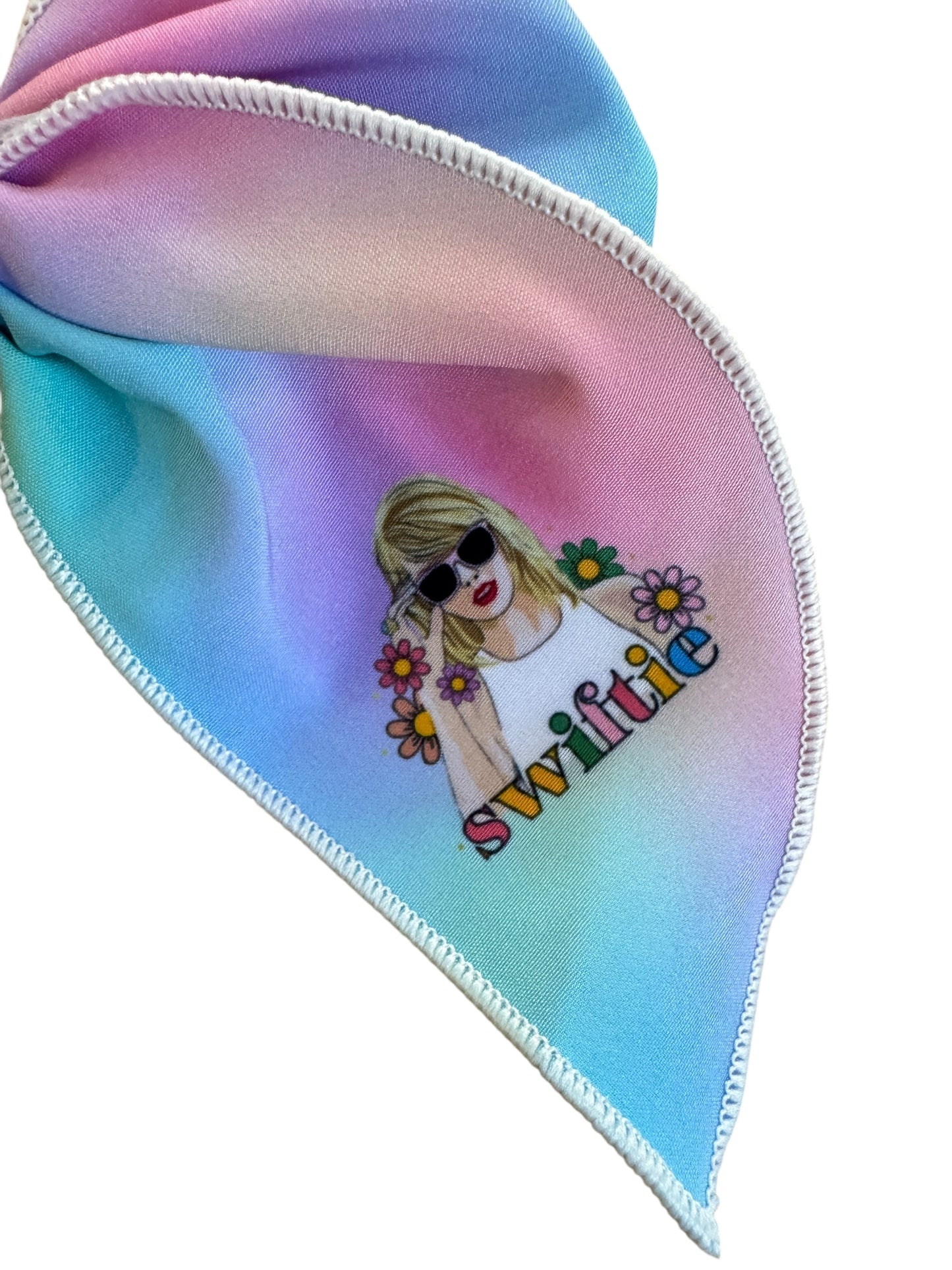 Swiftie Tie Dyed Hair Bows & Headbands – Concert & Everyday Fan Accessories
