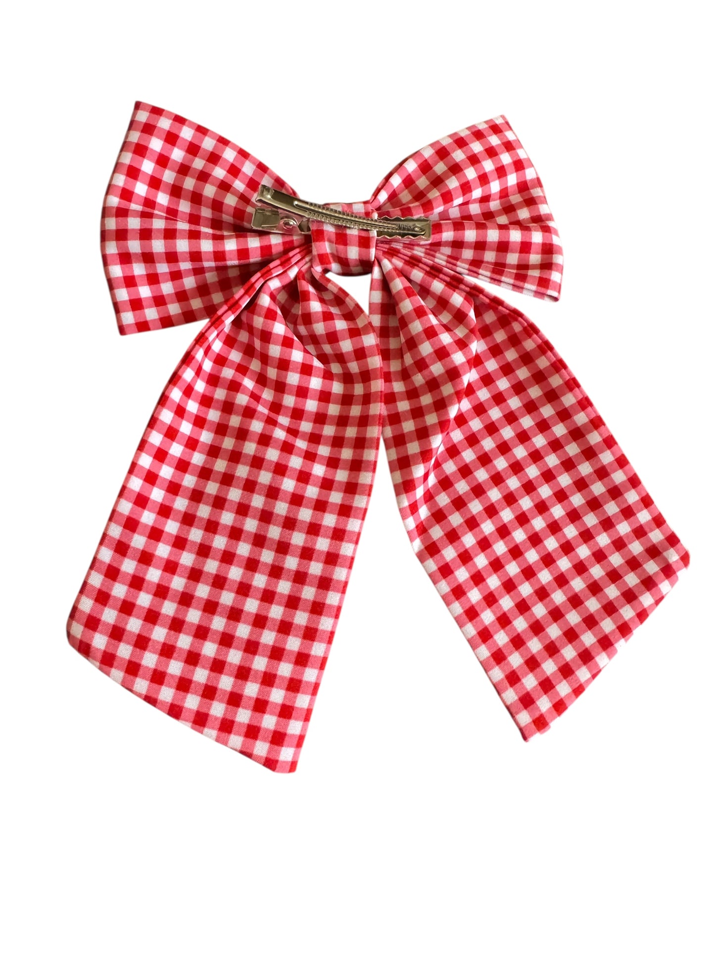 *Red Gingham Patriotic Bows