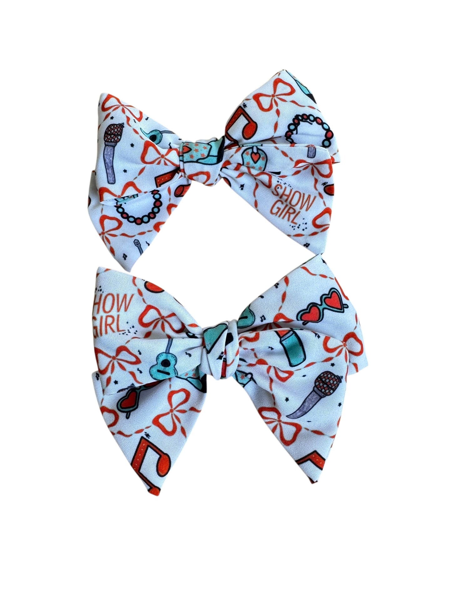 Showgirl Hair Bows - Concert & Everyday Fan Accessories