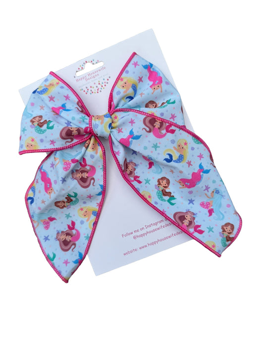 *Mermaid Party Hair Bow