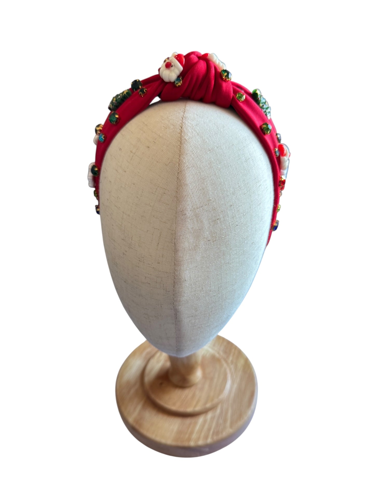 Rhinestone Christmas Holiday Headband - Festive Holiday Hair Accessories for Girls & Women