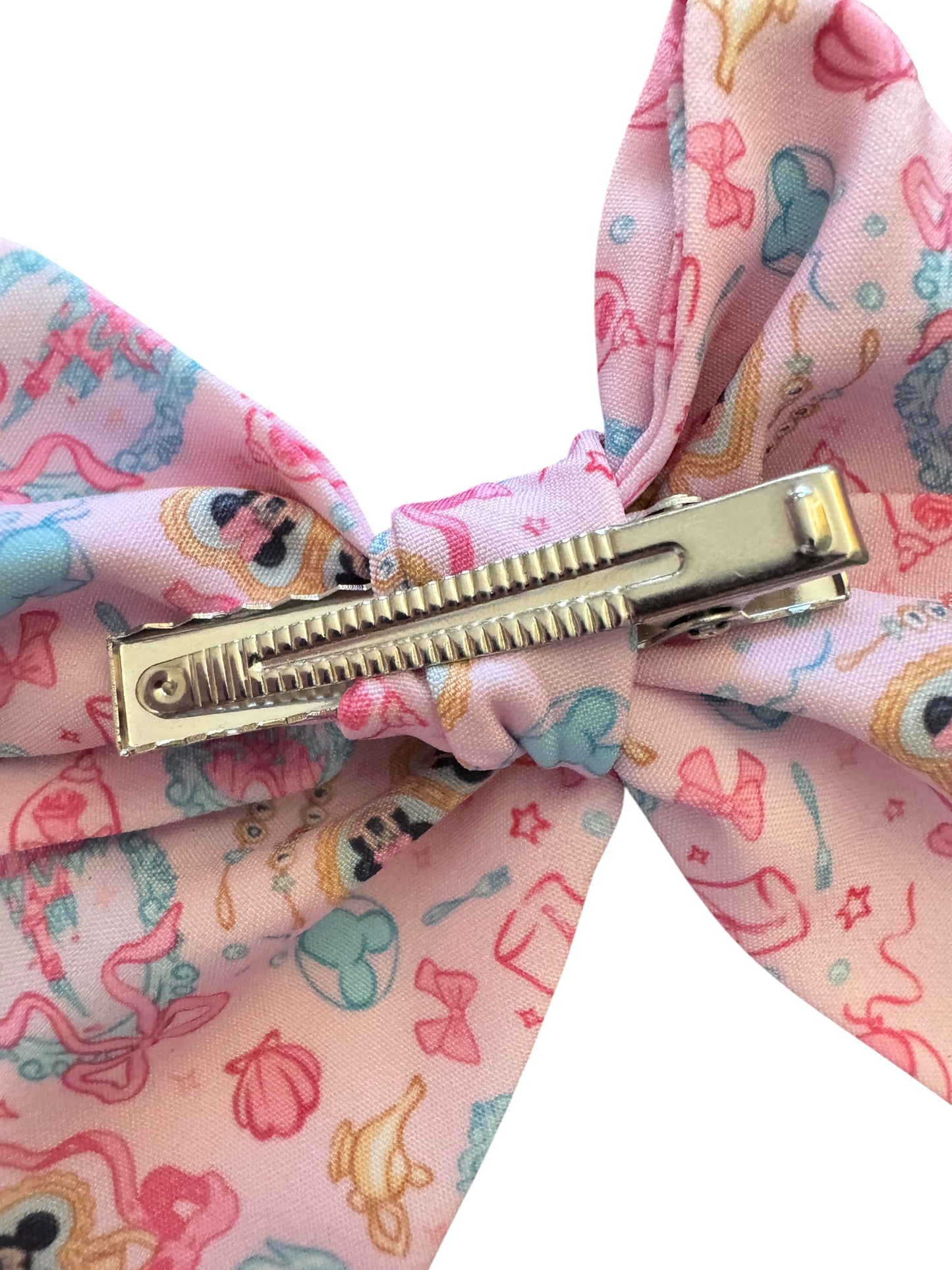 Pink Magical World Hair Bows for Girls