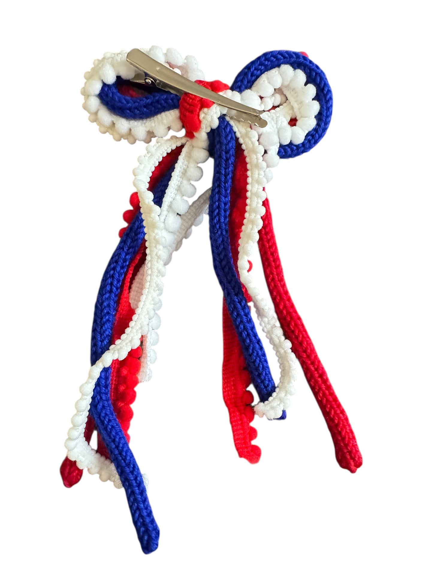 *Patriotic Messy Ribbon Bows