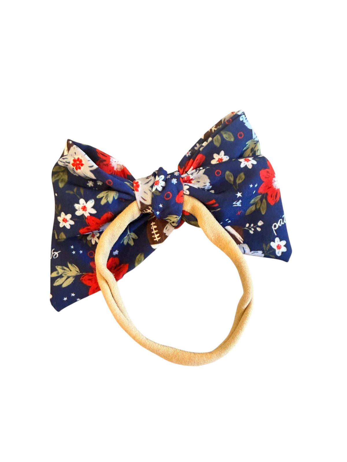 Patriots Hair Bows – Floral Hair Bows