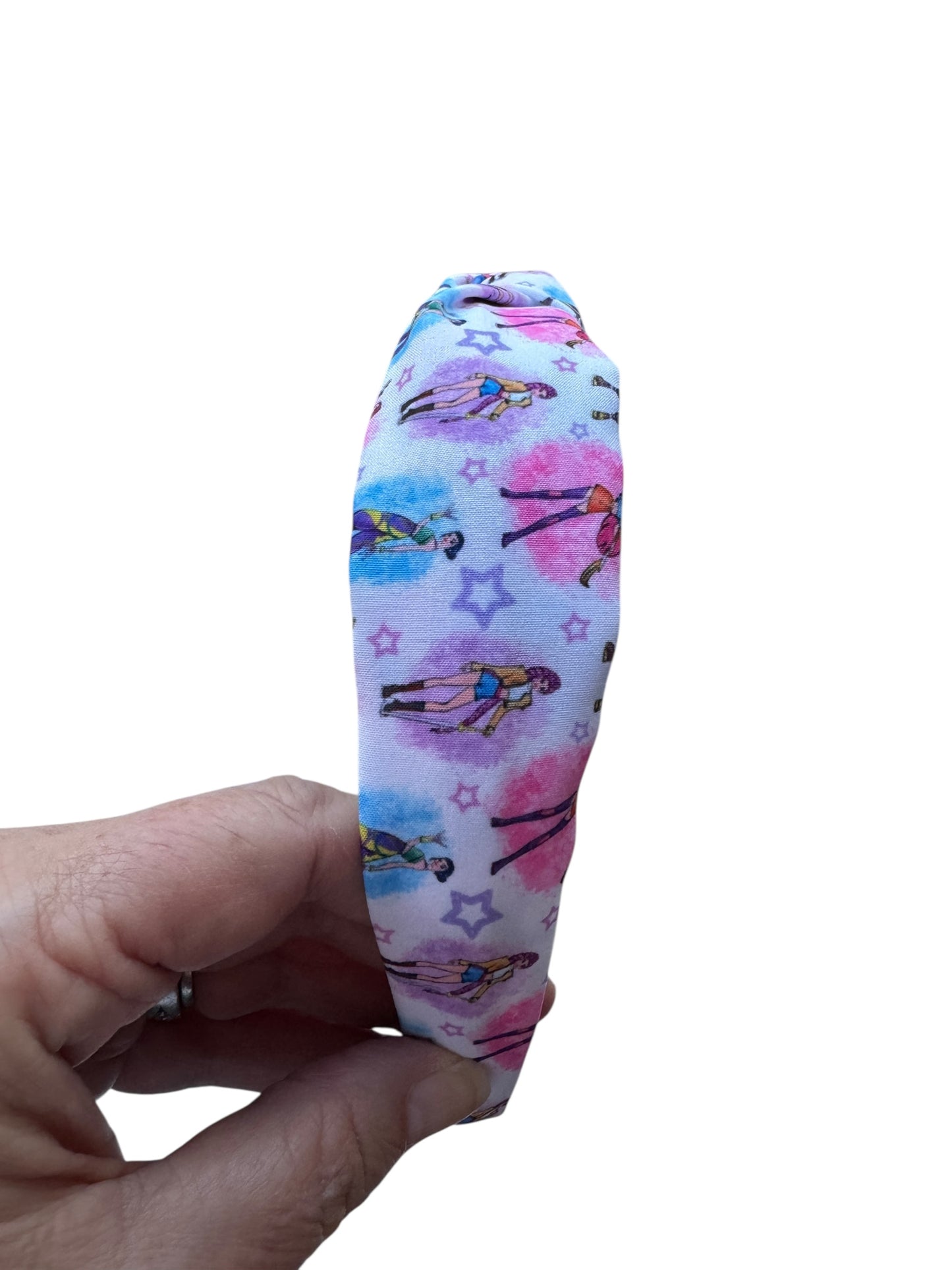 White K-Pop Headbands for Little Girls