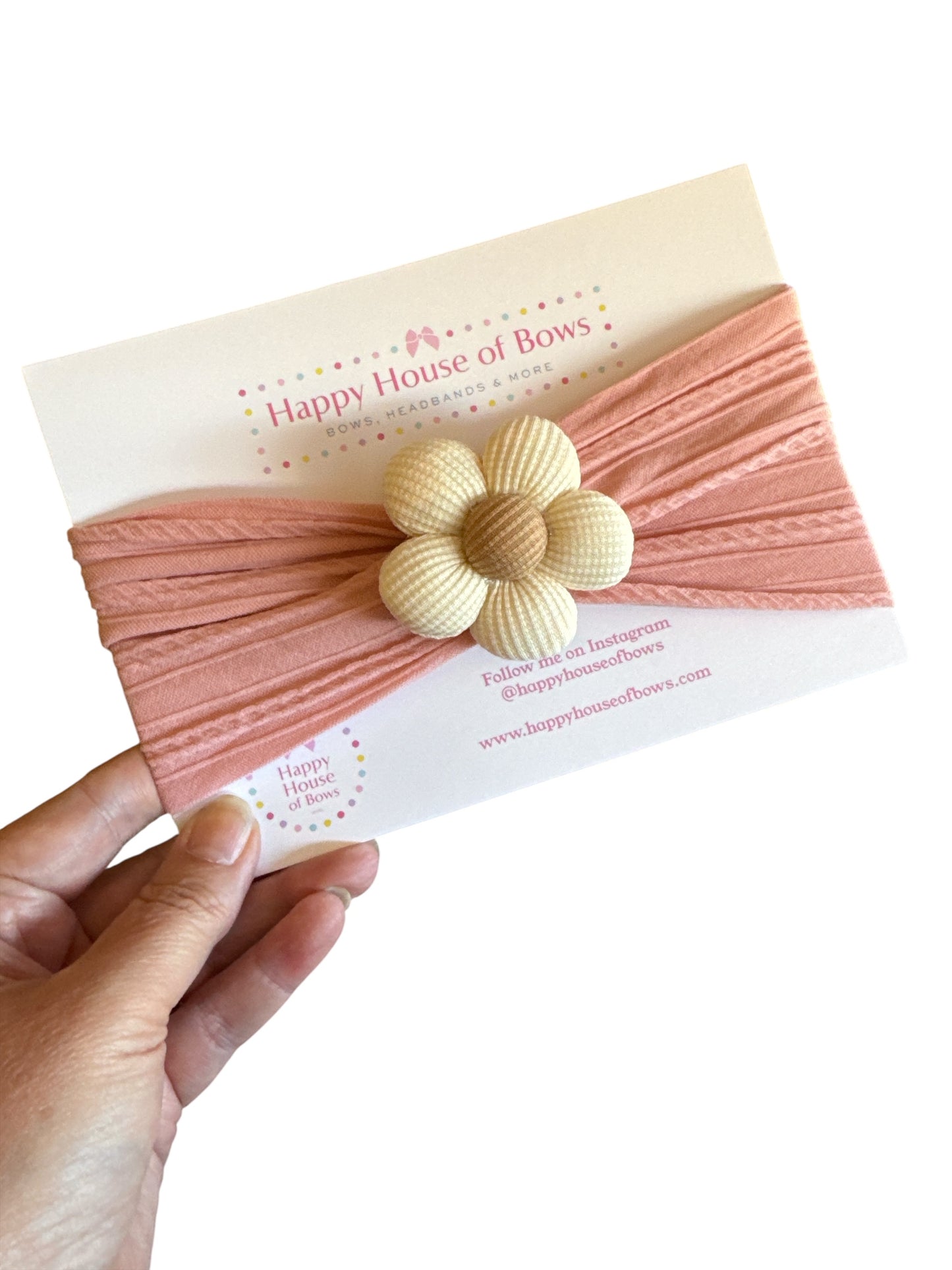 Cute & Comfy Nylon Flower Headband for Babies