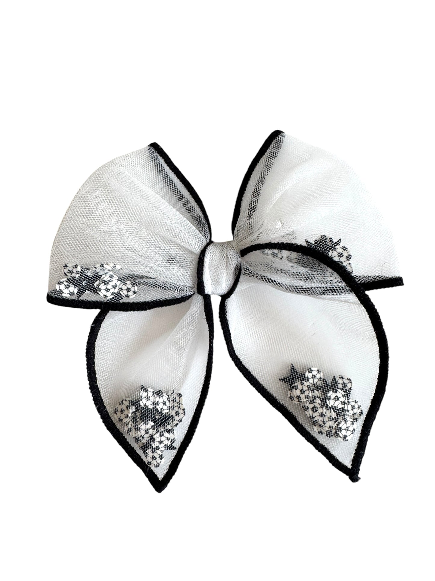 *Soccer Shaker Hair Bows