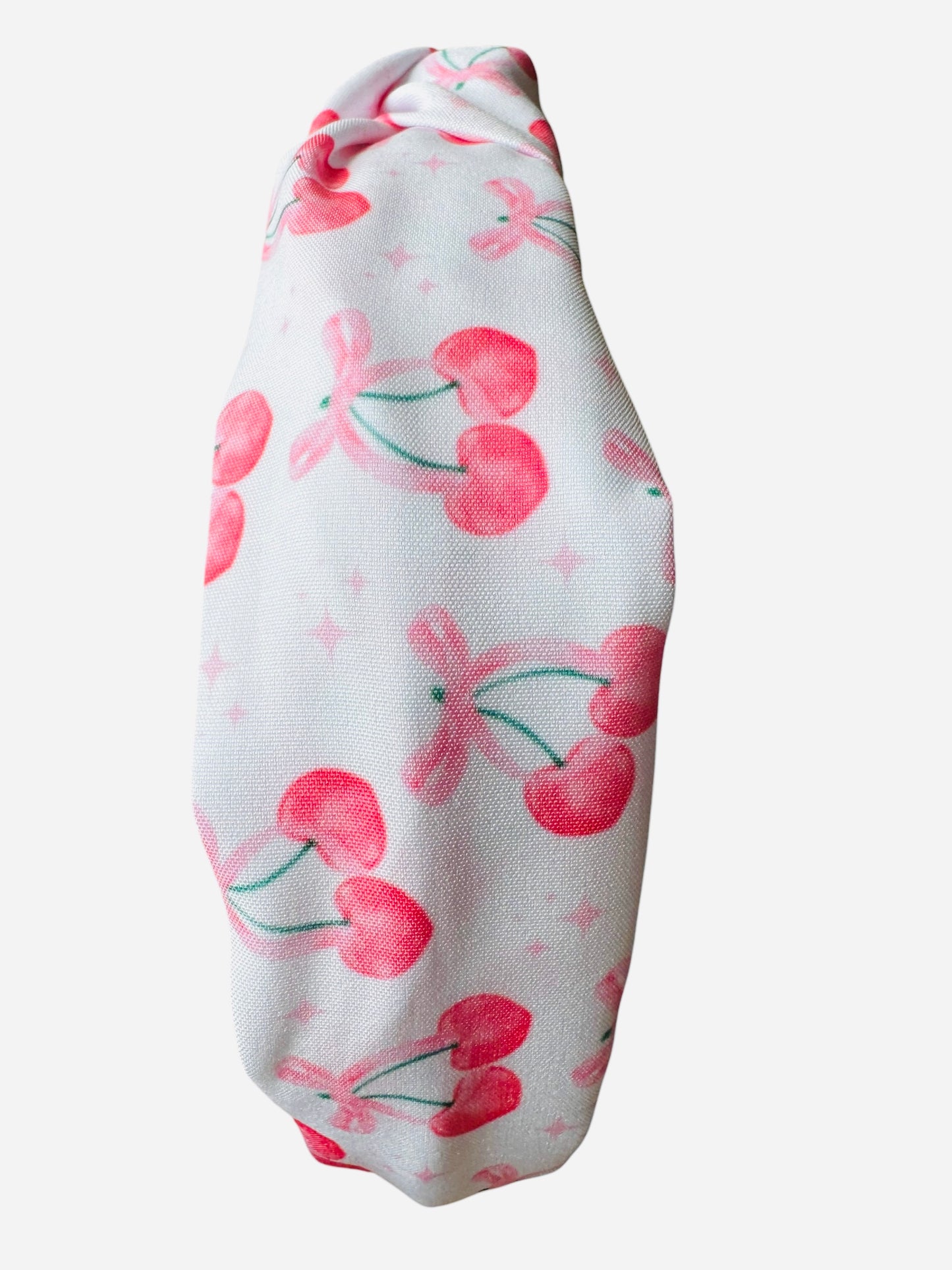 Cherry Bow Tie Knot Headband for Girls | Kids Hair Accessories