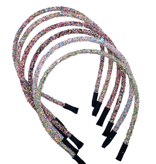 Confetti Glitter Headbands | Sparkly Birthday Headbands for Women & Girls