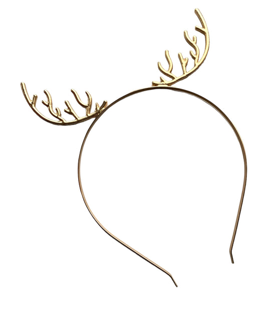 Gold Reindeer Headband