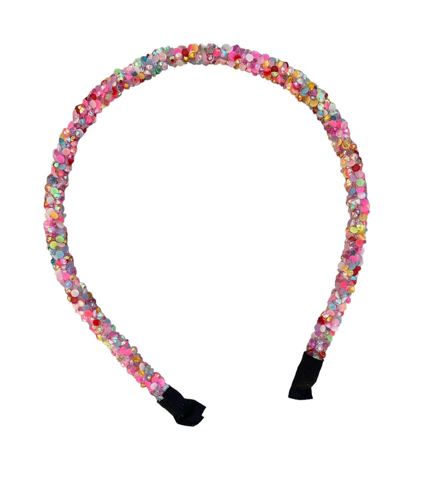 Chunky Glitter Diamond Headband – Sparkly Statement Hair Accessory