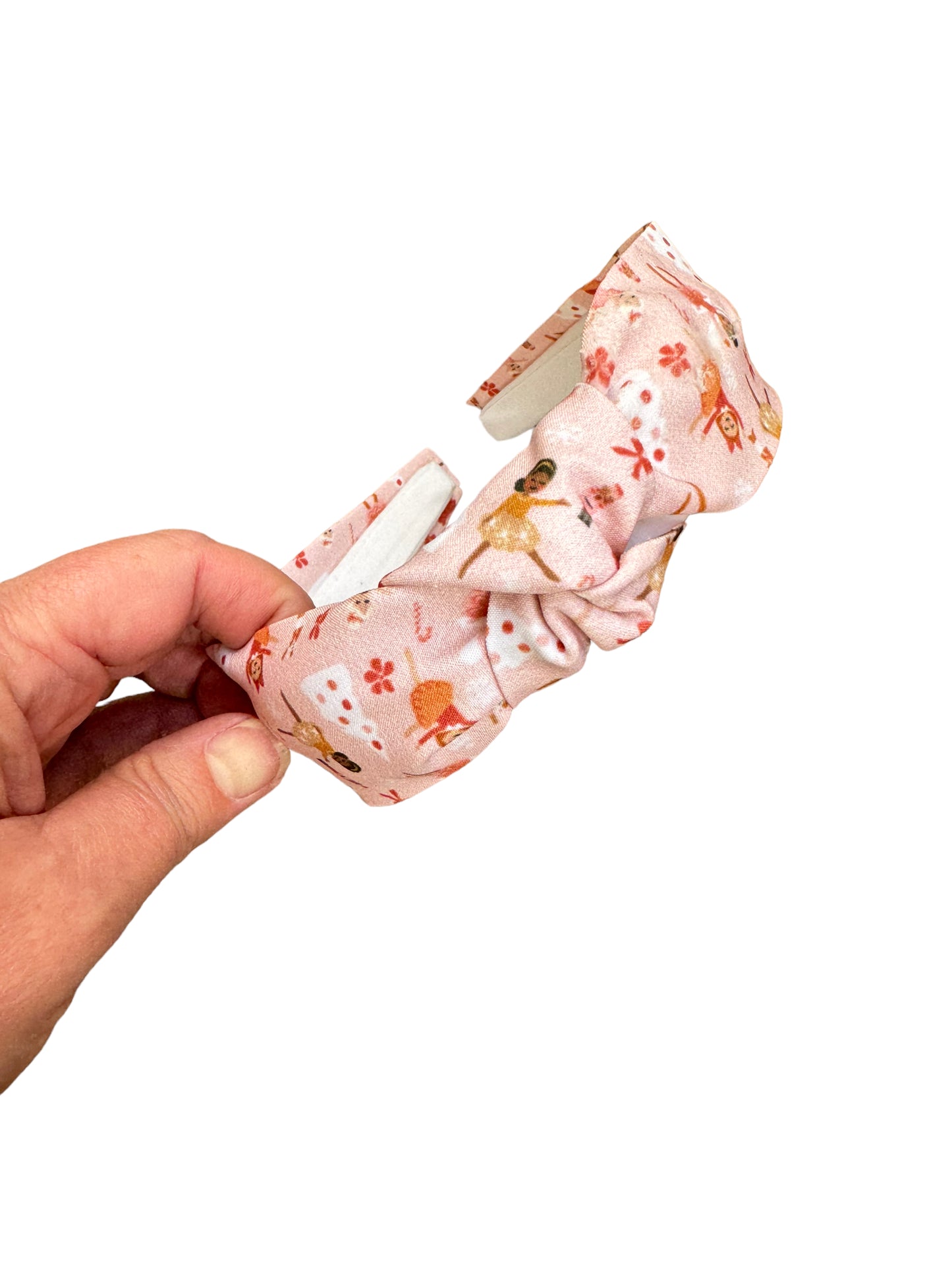 Pink Nutcracker Knotted Headband - Ballet & Holiday Accessory