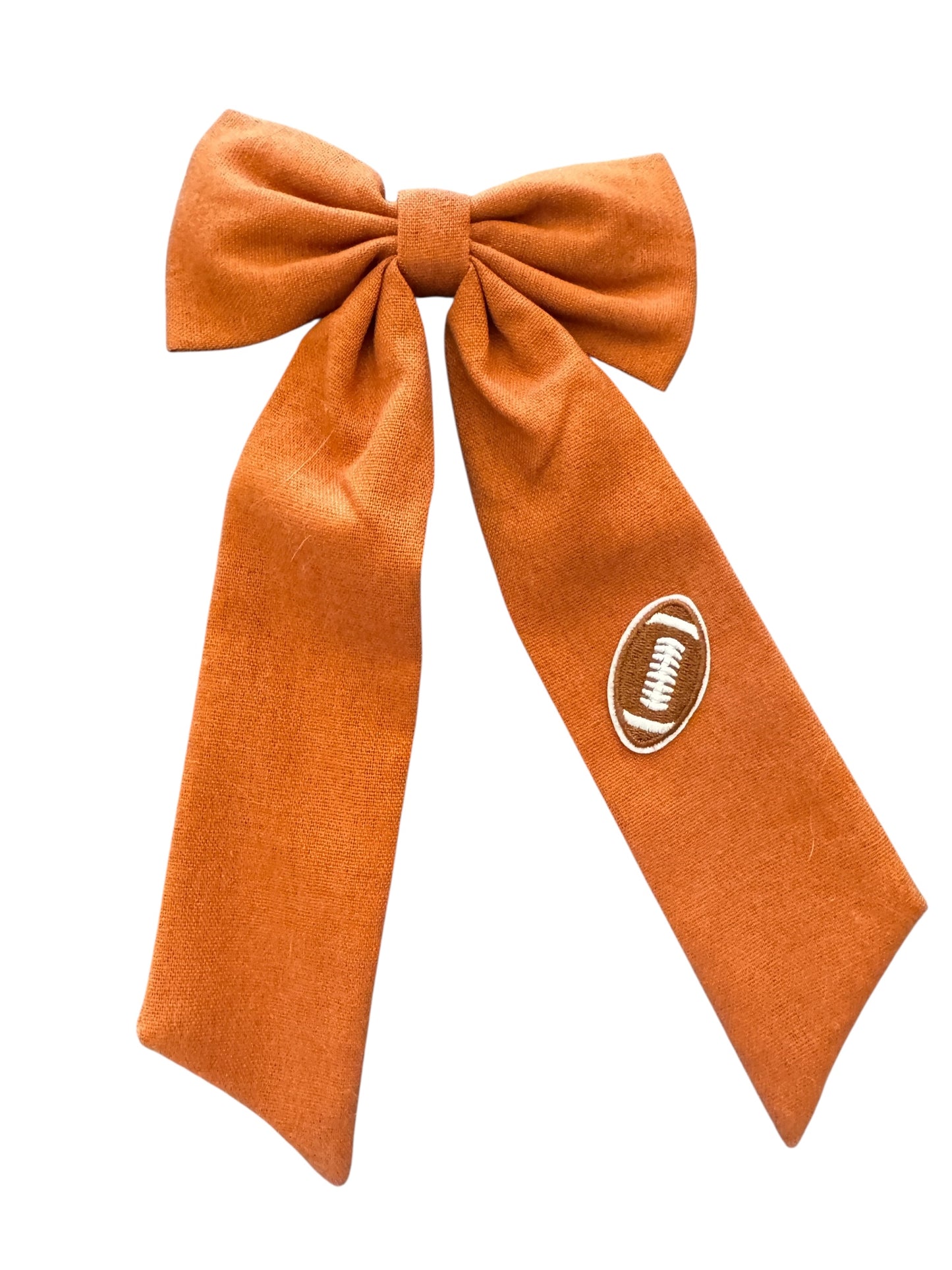 Brown Football Sailor Hair Bows for Girls and Women