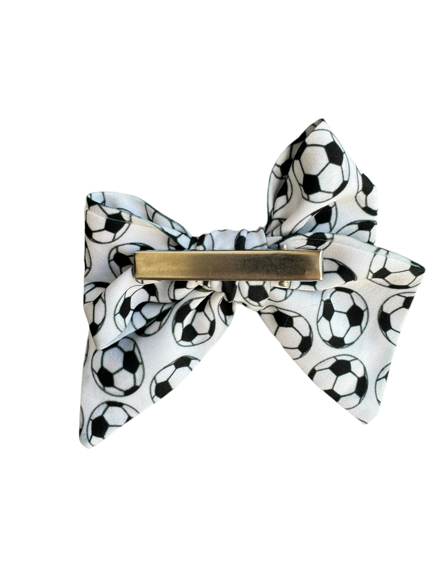 Soccer Hair Bows for Girls - Kids Soccer Hair Accessories