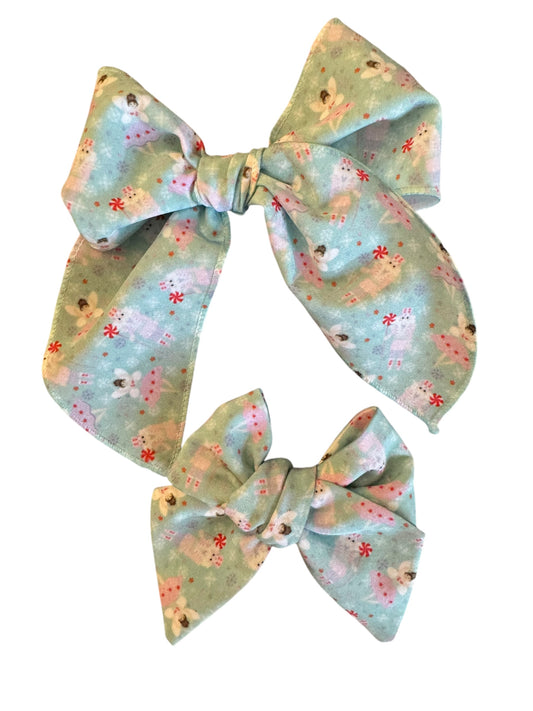 Sugar Plum Hair Bows - Nutcracker Christmas Bow for Girls