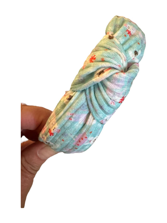 Sugar Plum Headband - Tie Knot Nutcracker Christmas Headband for Girls