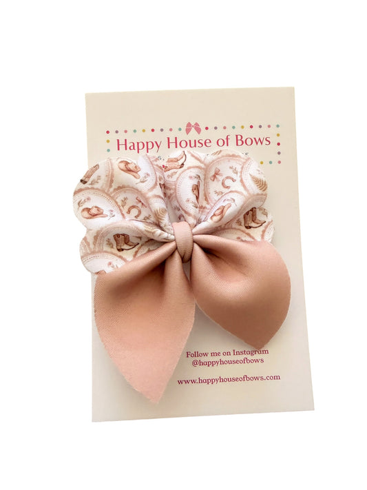 Western Belle Bubble Hair Bow