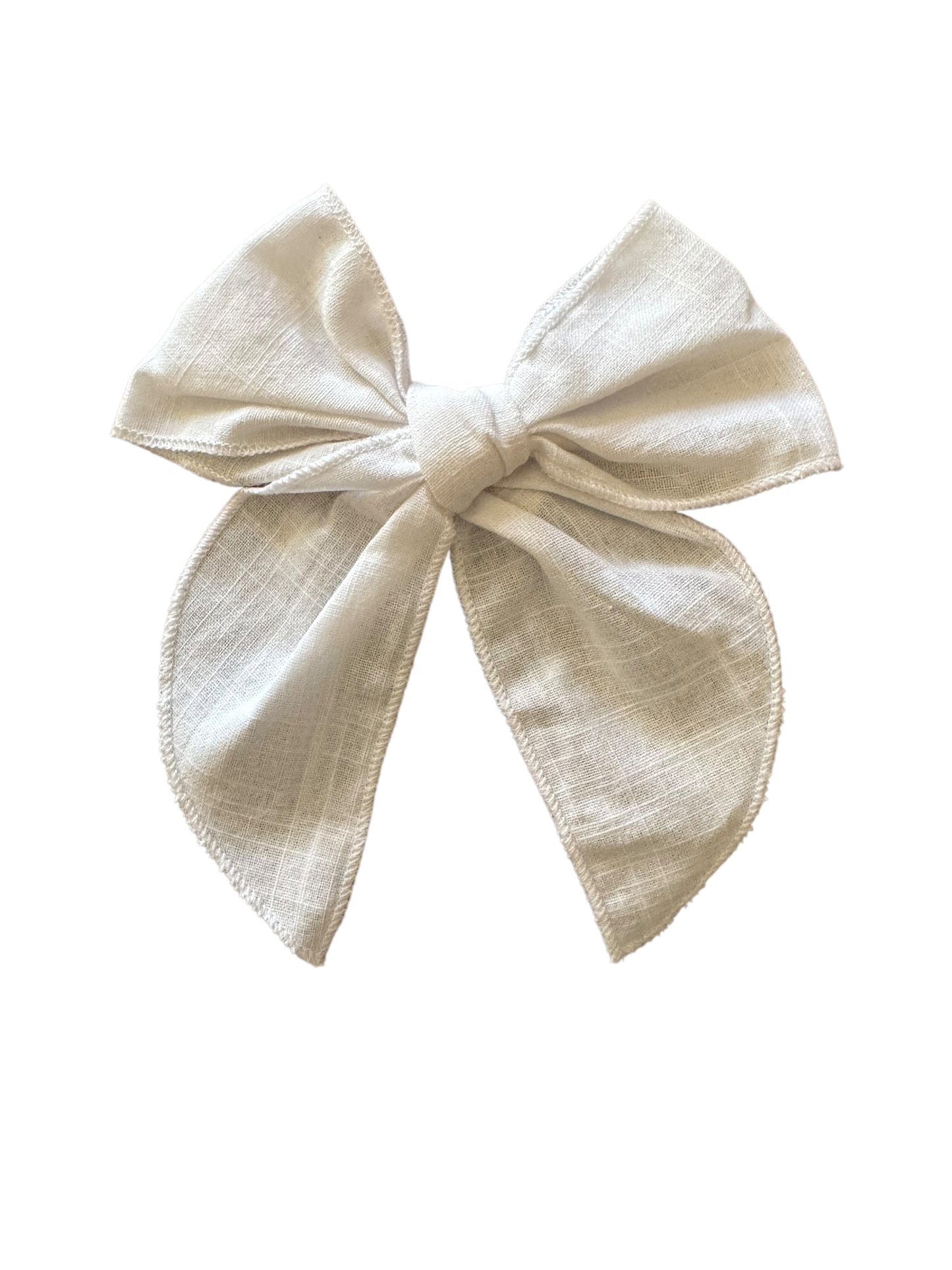Premium Linen Hair Bows for Girls - Cute School Uniform Hair Accessories