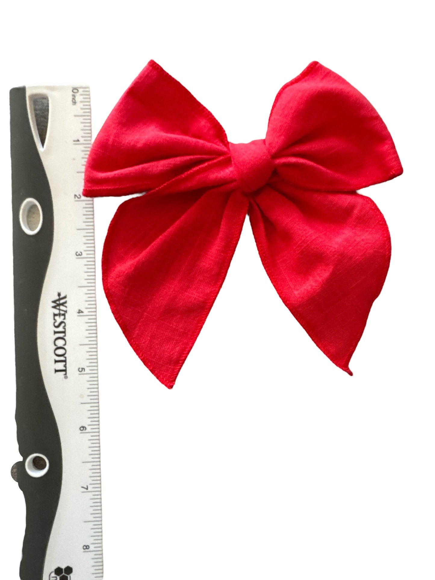 Premium Linen Hair Bows for Girls - Cute School Uniform Hair Accessories