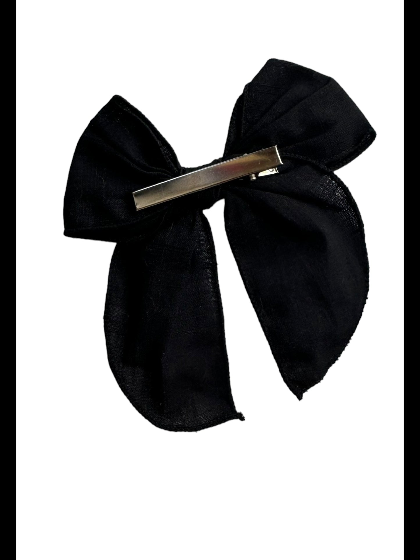 Premium Linen Hair Bows for Girls - Cute School Uniform Hair Accessories