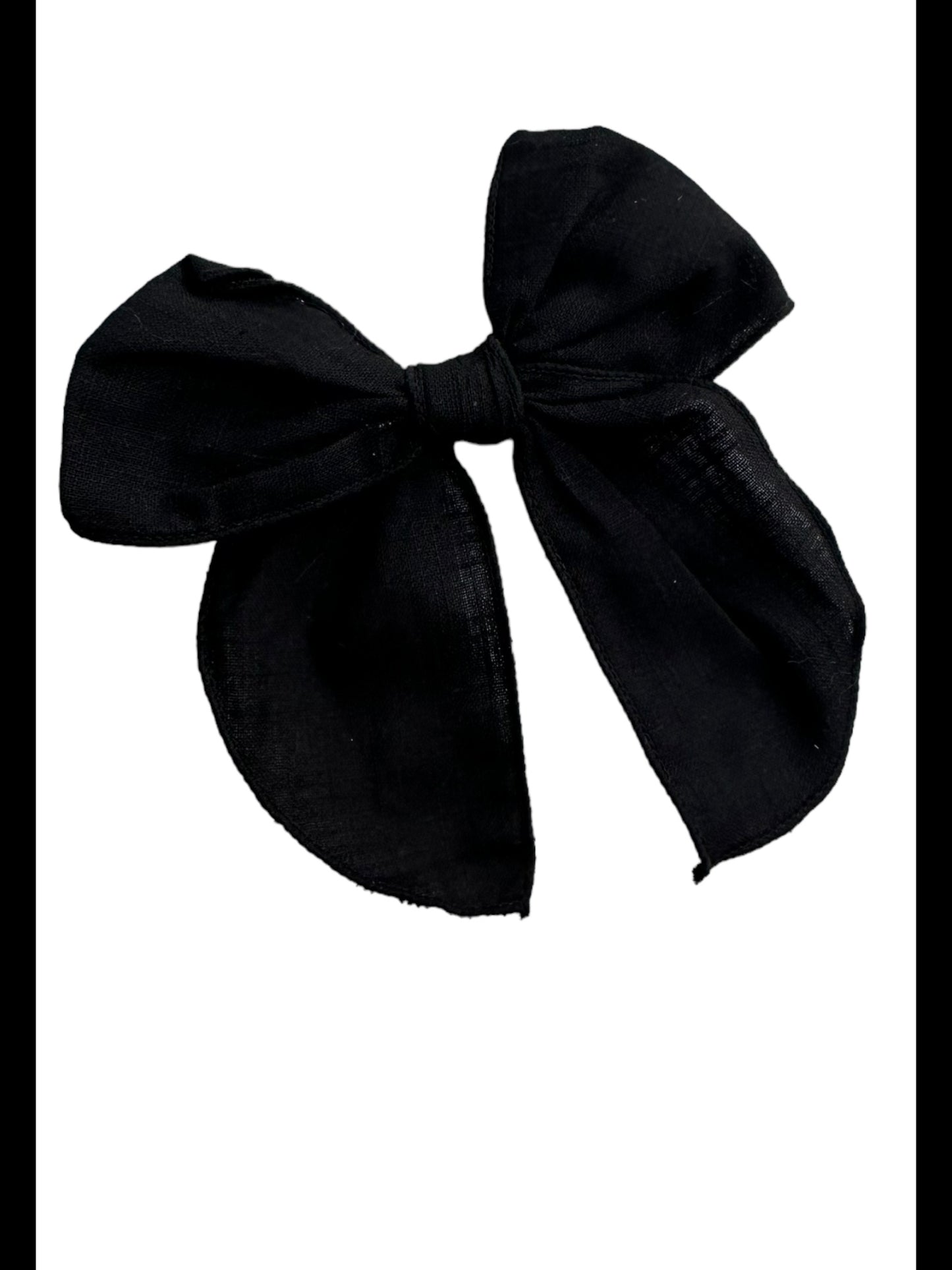 Premium Linen Hair Bows for Girls - Cute School Uniform Hair Accessories