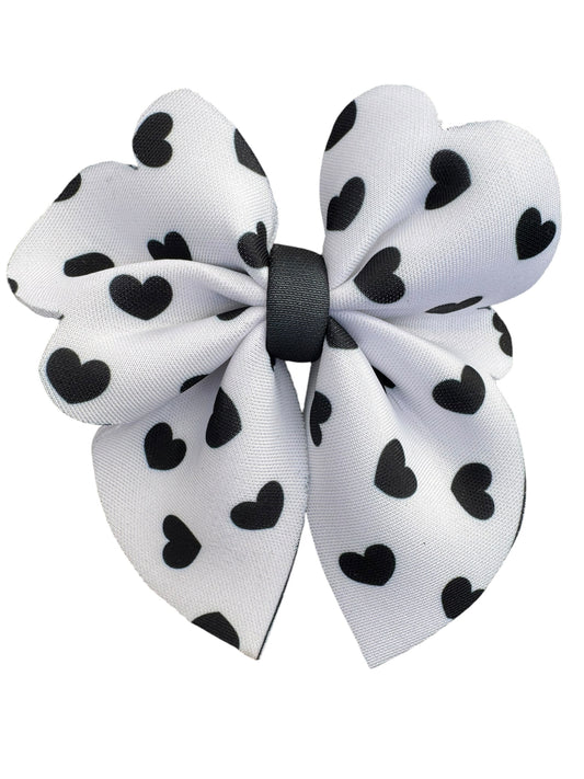 *Hearts Bubble Hair Bow