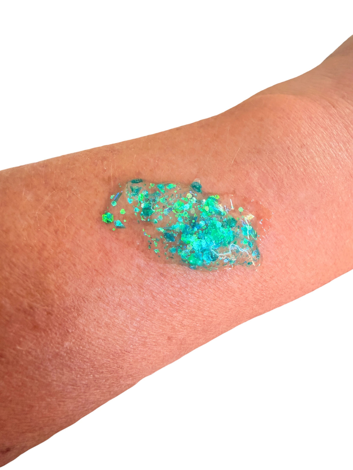 Aqua Green Mermaid Glitter Hair & Body Gel