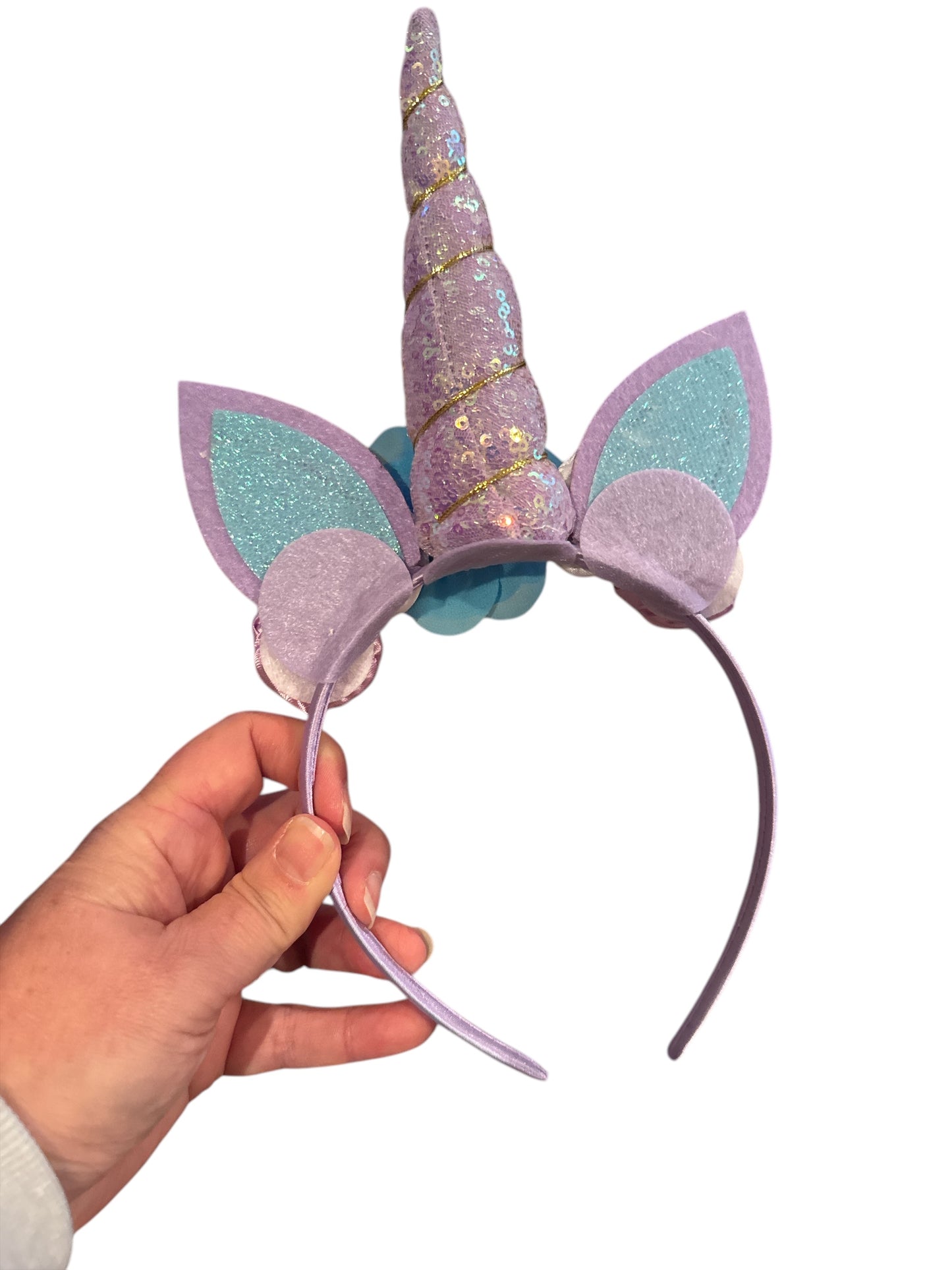 Purple and Blue Unicorn Headband