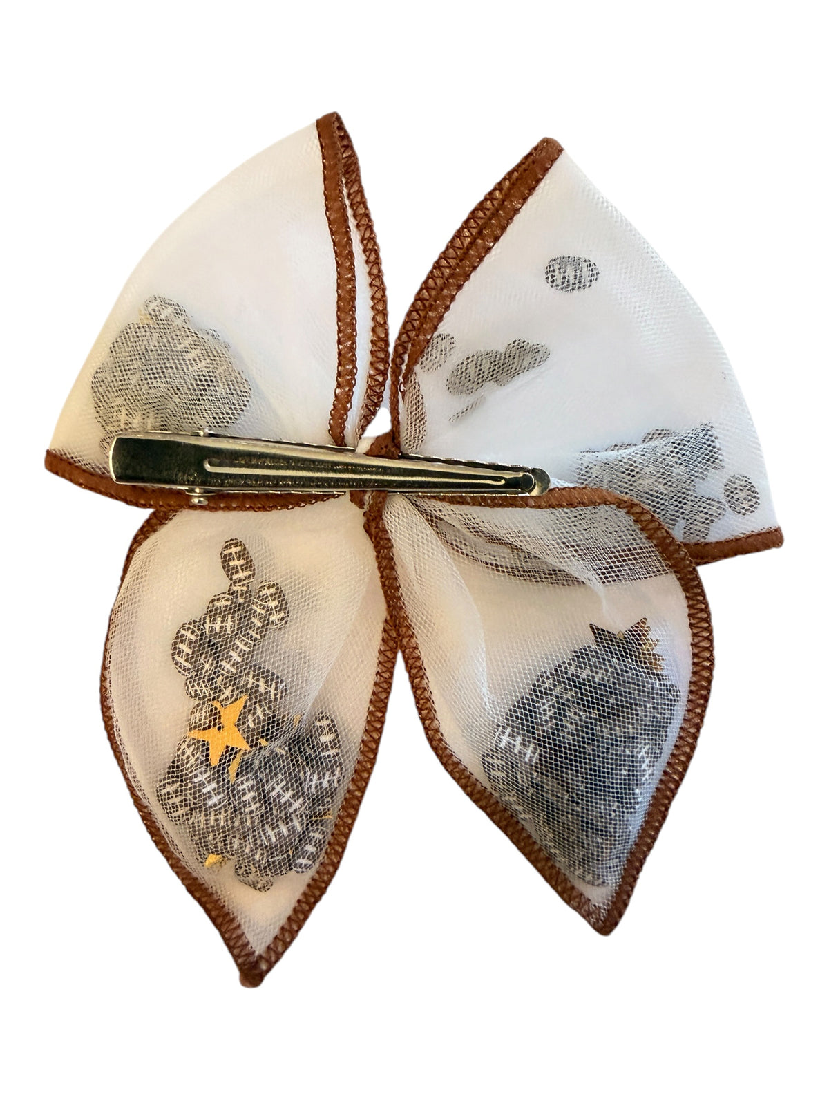 Football Shaker Hair Bows – Game Day Hair Accessories