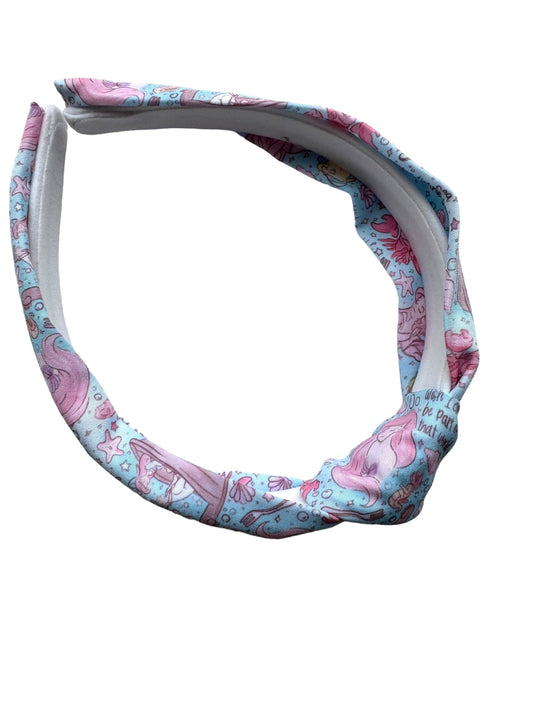 Blue Mermaid Hair Bow