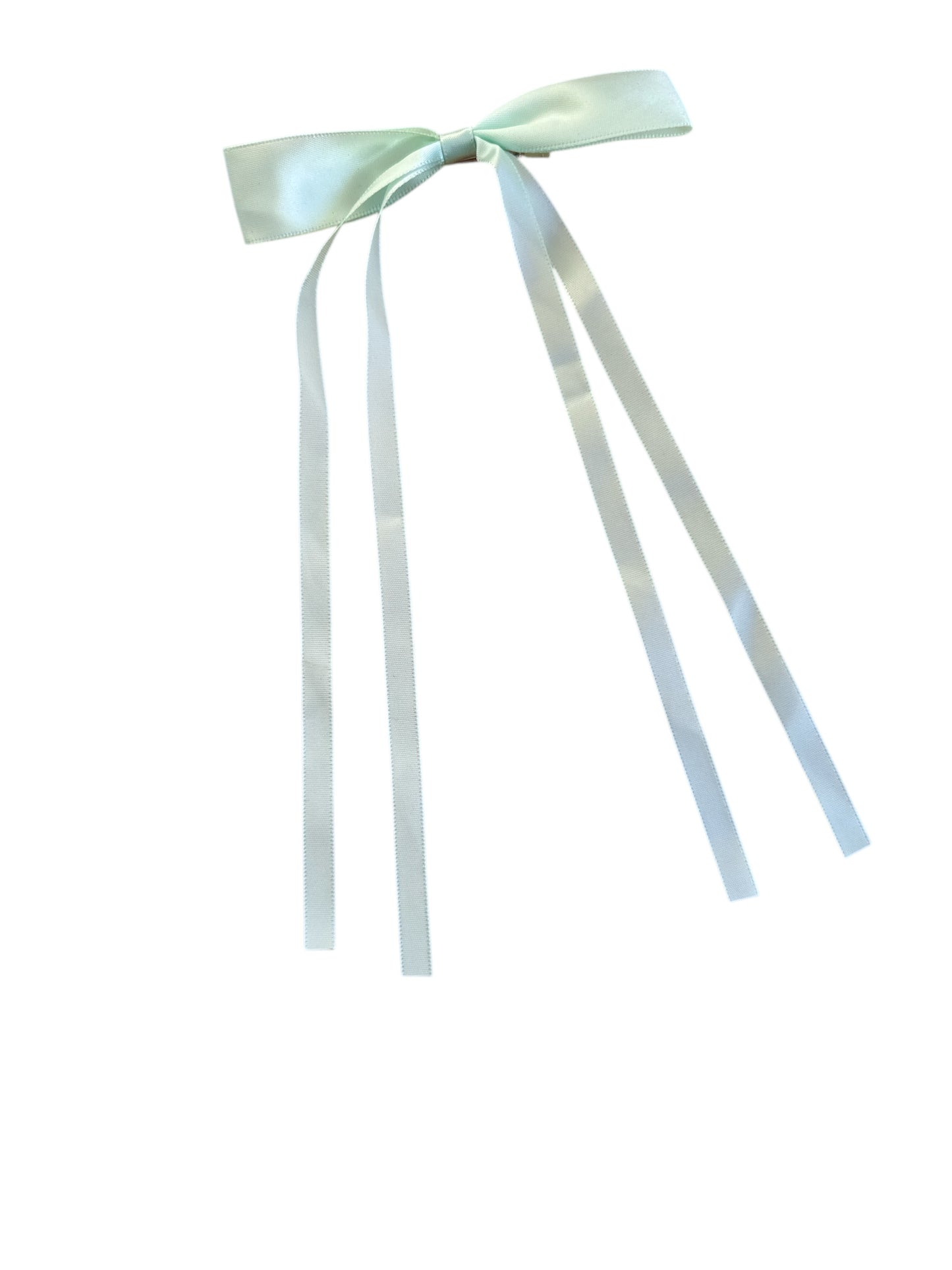 Satin Streamer Hair Bow | Coquette Bow Clip for Girls & Women