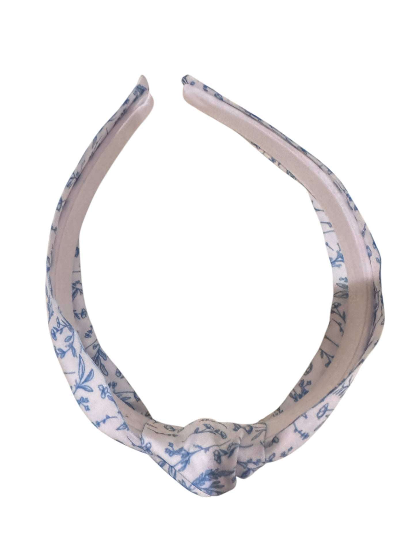 Blue Flower Hair Bows for Girls | Polyester Bow Clips & Headbands