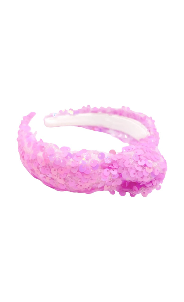 *Sequin Tie Knot Headband
