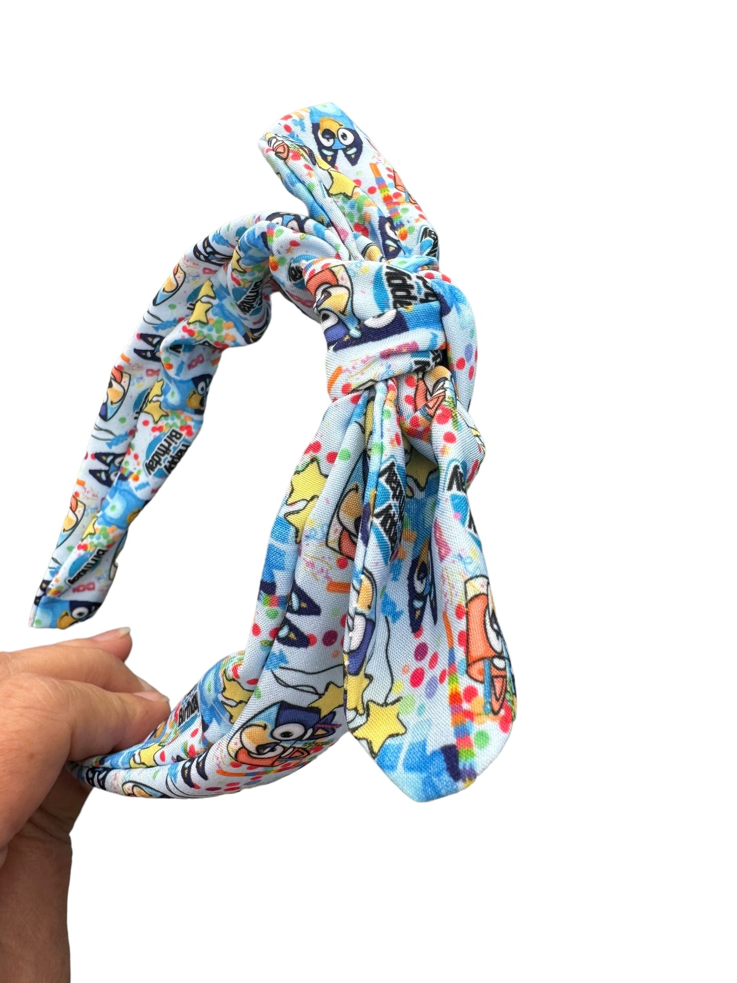 *Blue Dog Birthday Hair Bows