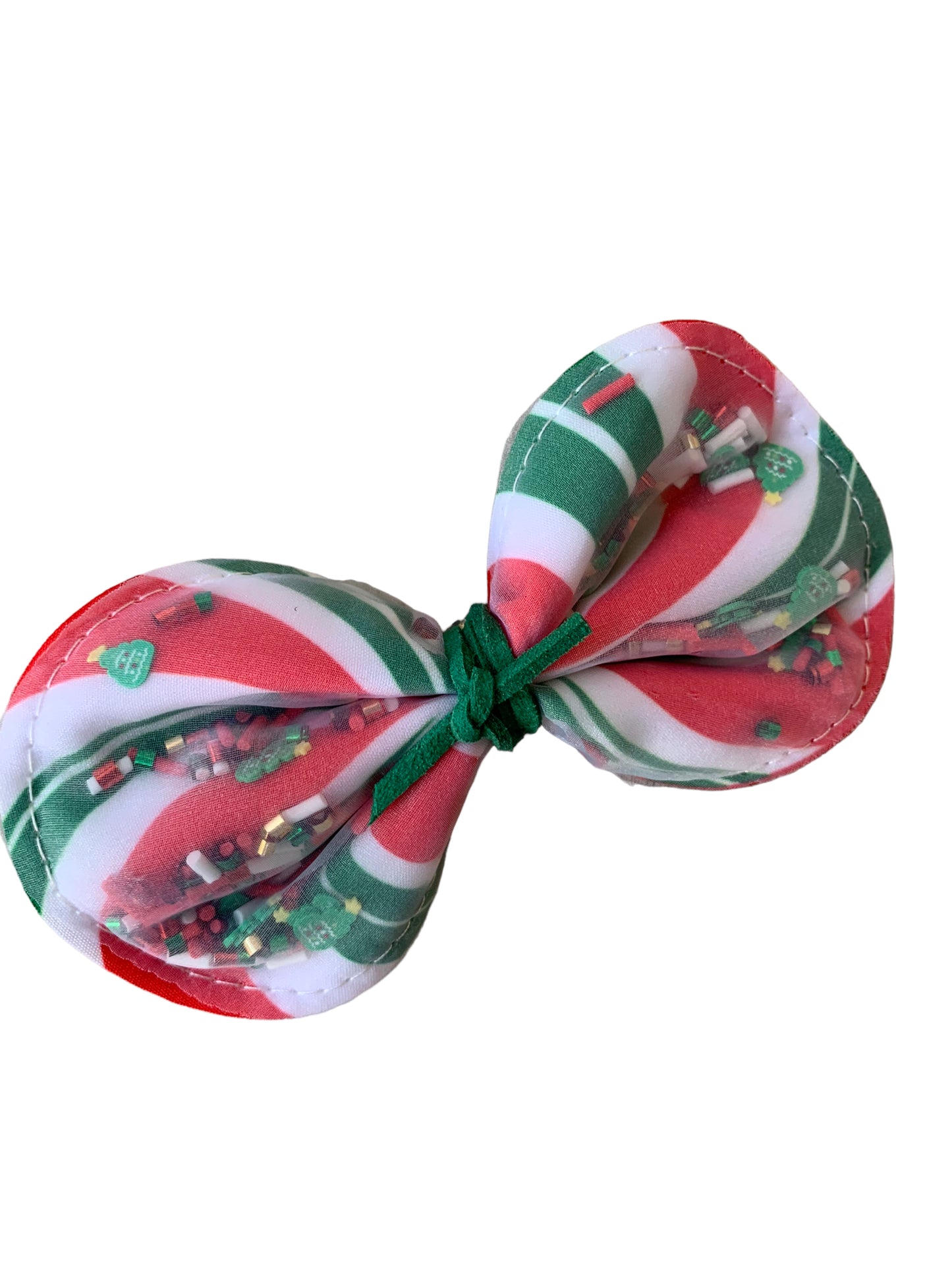 Christmas Shaker Hair Bows - Peppermint & Santa Collection