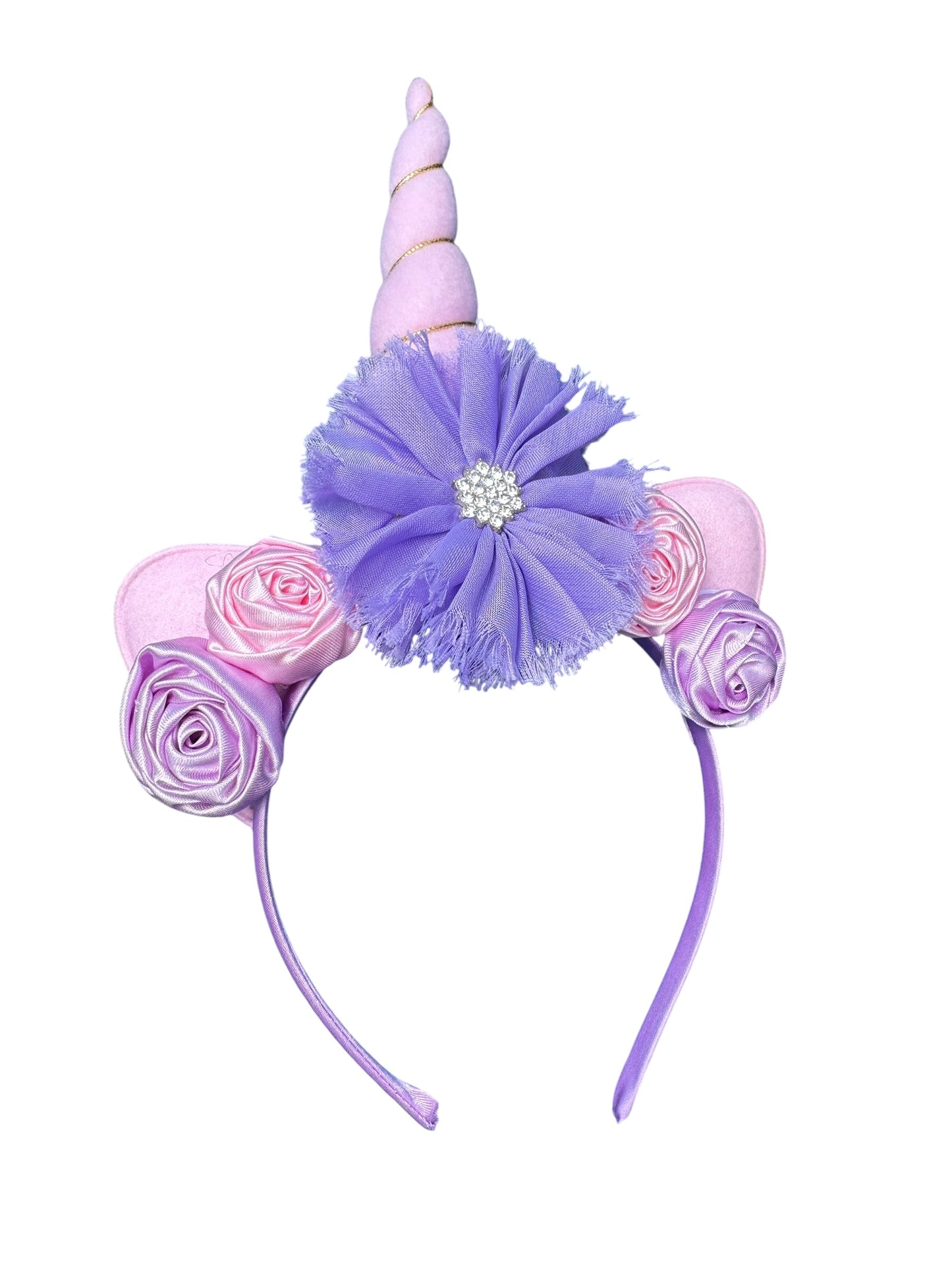 *Pink and Purple Unicorn Headband