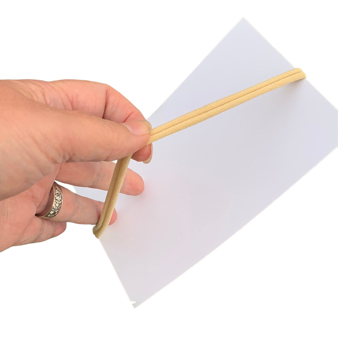 Small Christmas Tree Linen Hair Bows - Holiday Bows for Girls