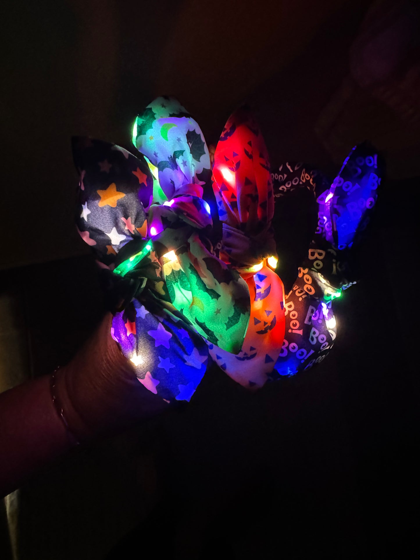 Halloween headbands with lights