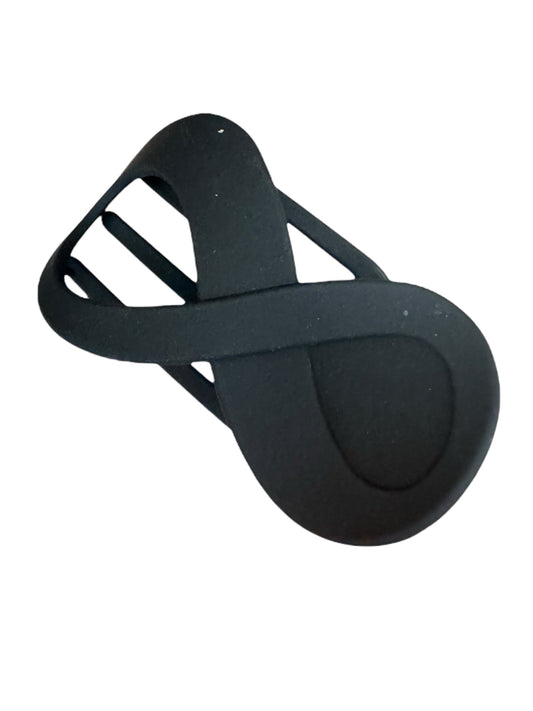 Flat Round Hair Claw Clips