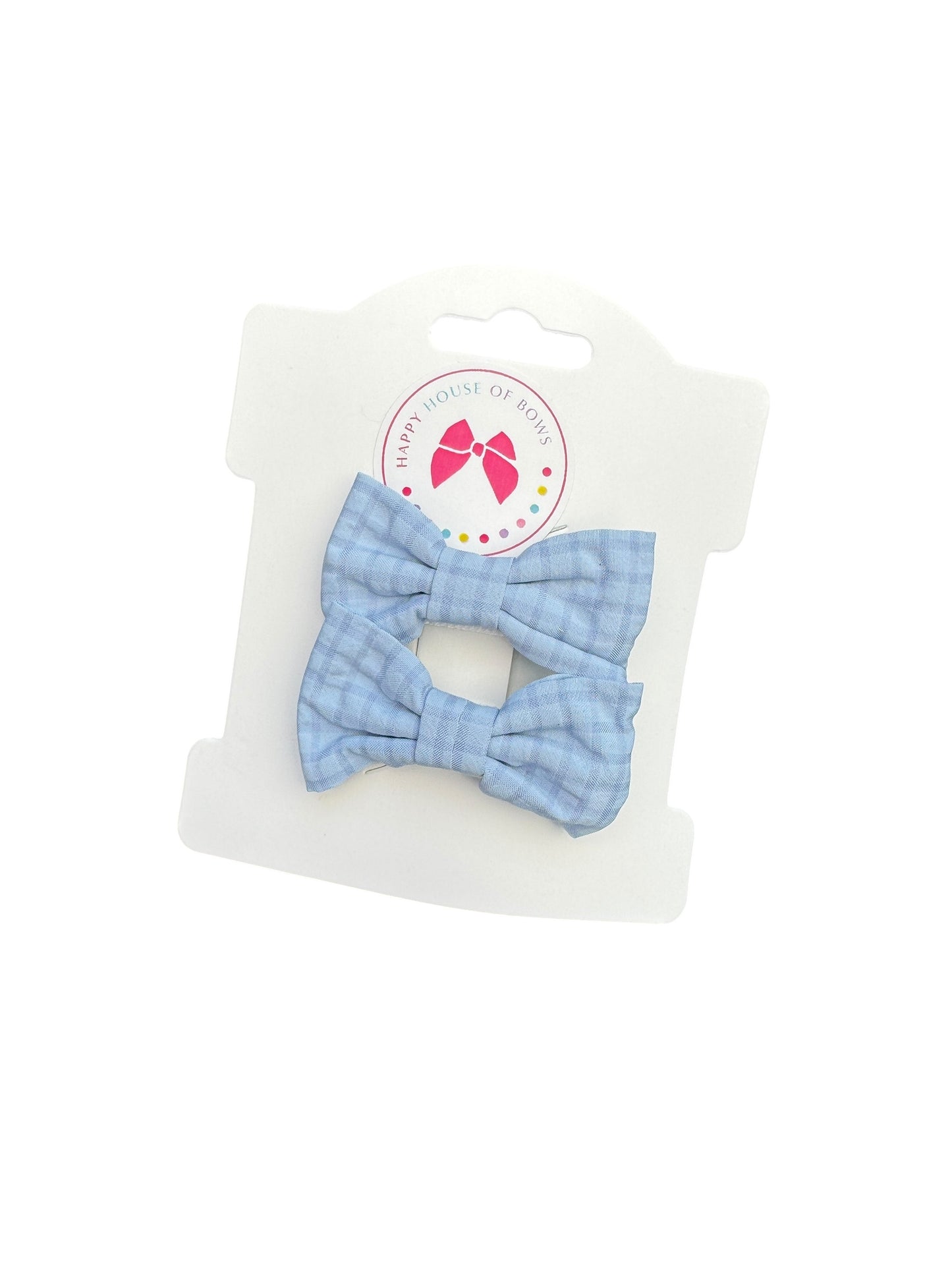 Mini Blue Baby Hair Clips for Babies, Toddlers, and Little Girls